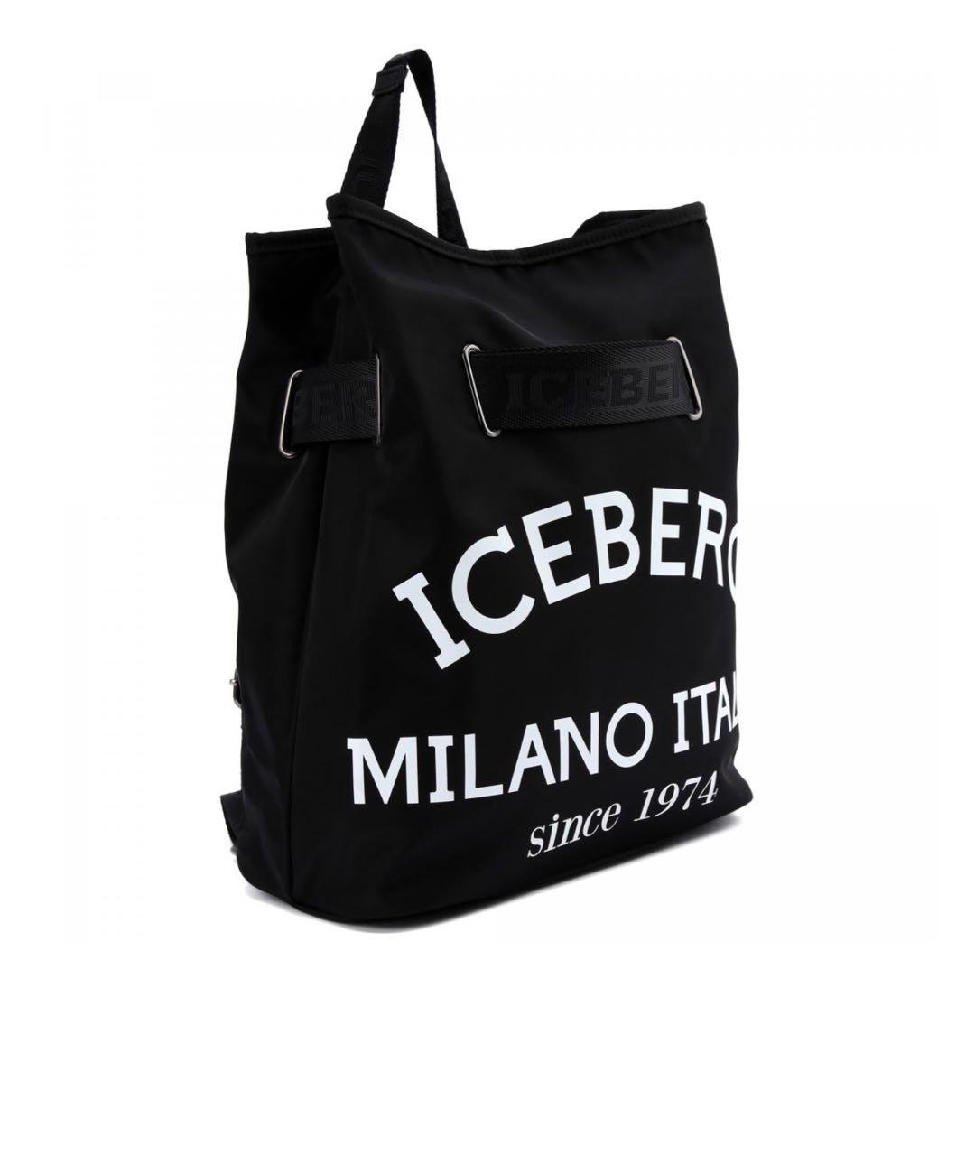 ICEBERG Черный рюкзак, фото 2