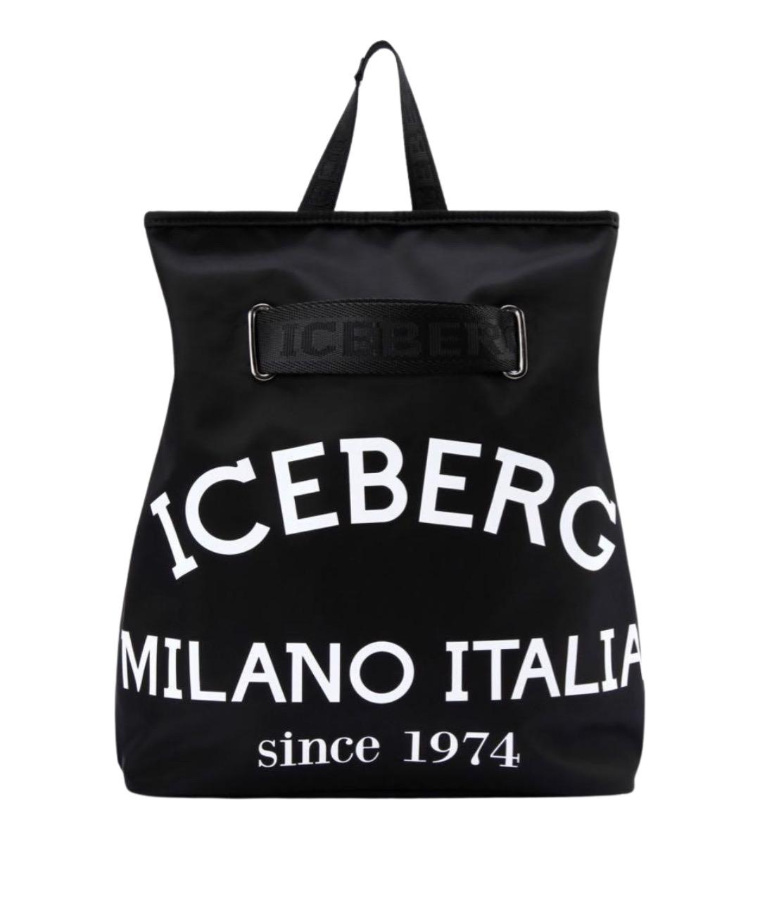 ICEBERG Черный рюкзак, фото 1