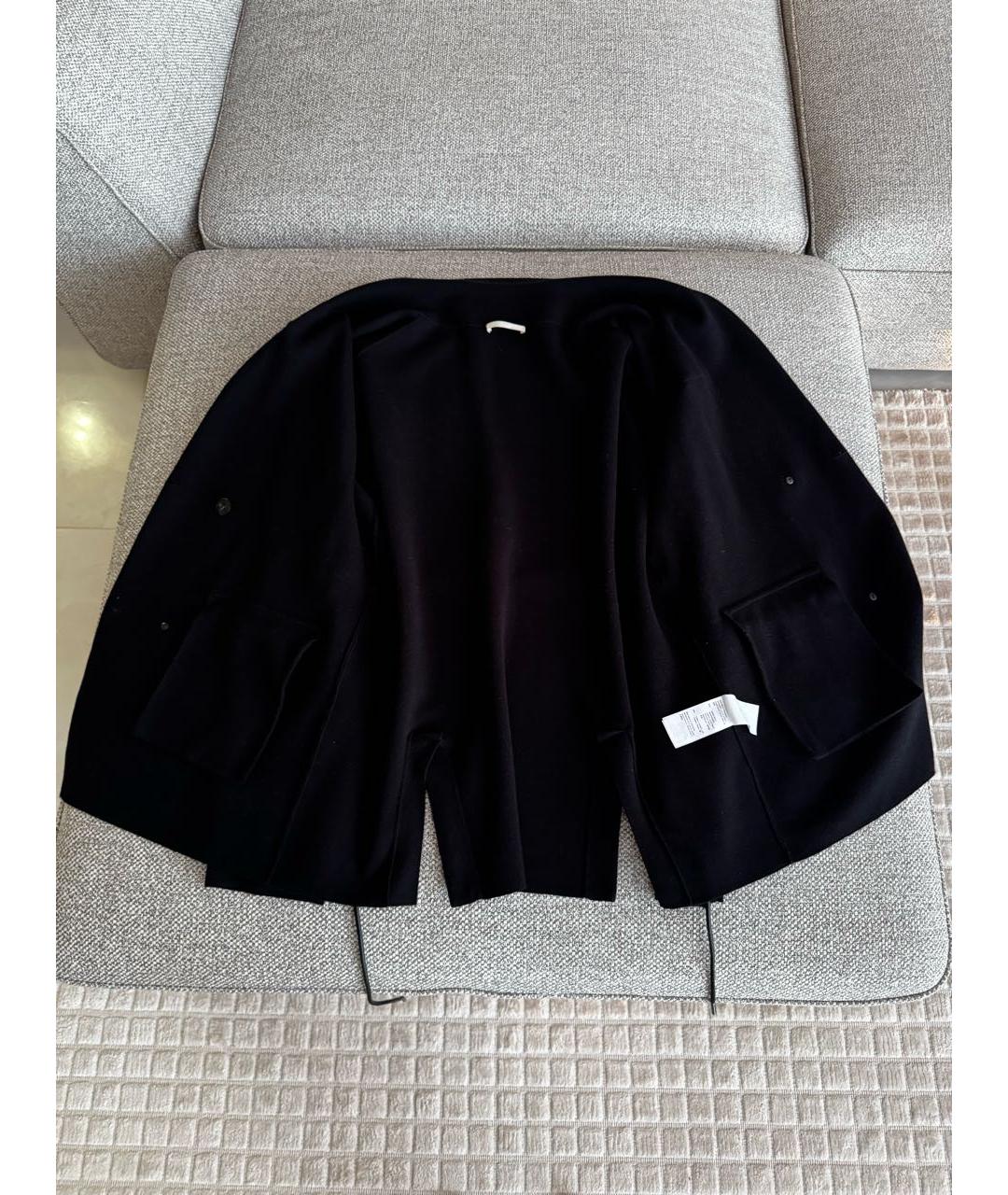 12 STOREEZ Черный шерстяной кардиган, фото 3