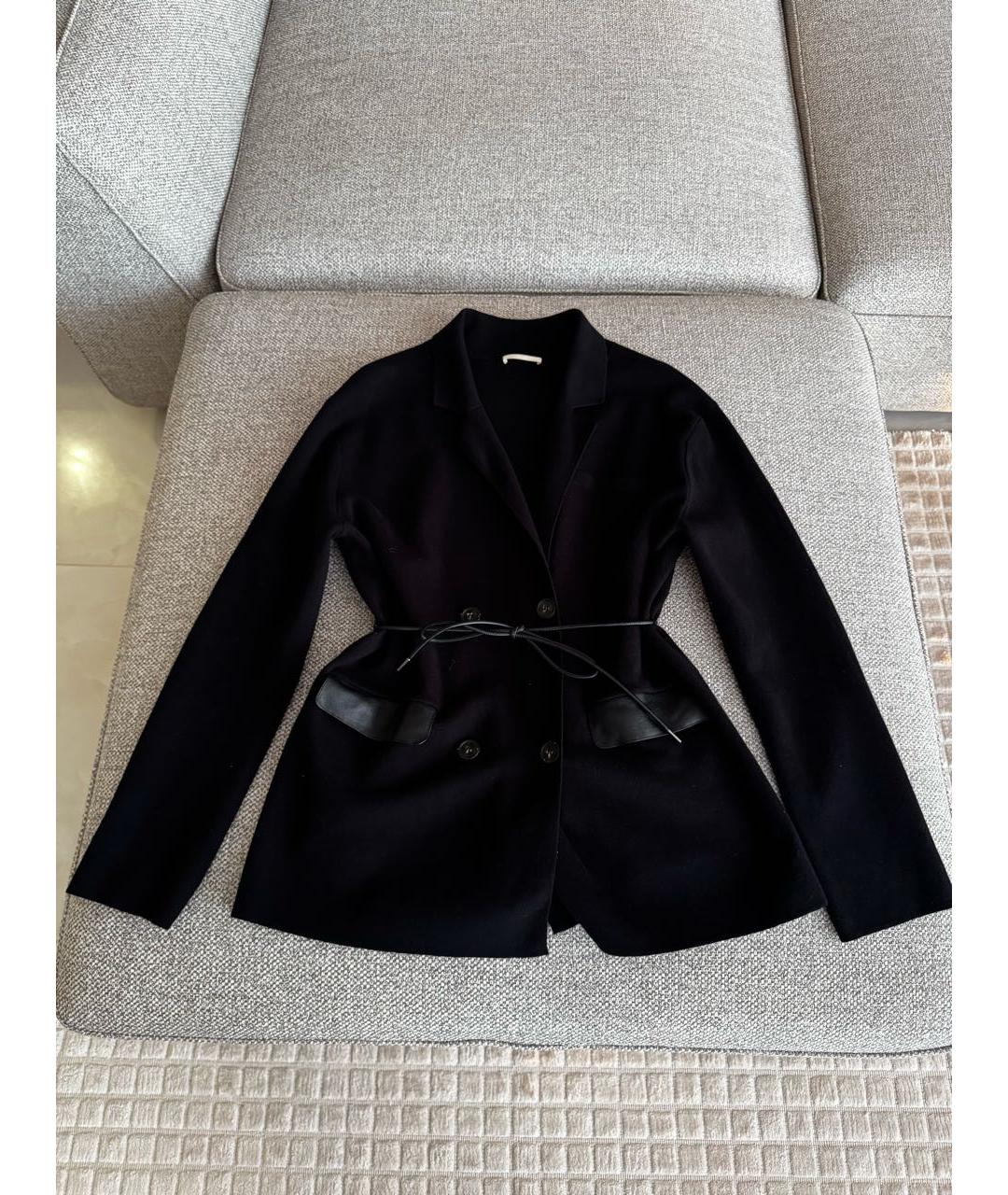 12 STOREEZ Черный шерстяной кардиган, фото 5