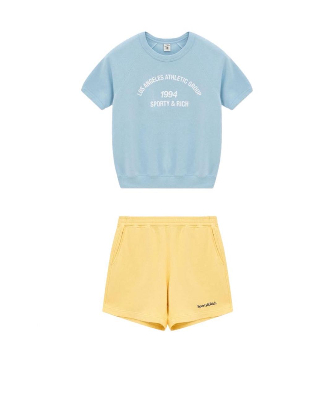 SPORTY AND RICH Хлопко-эластановый спортивные костюмы, фото 1