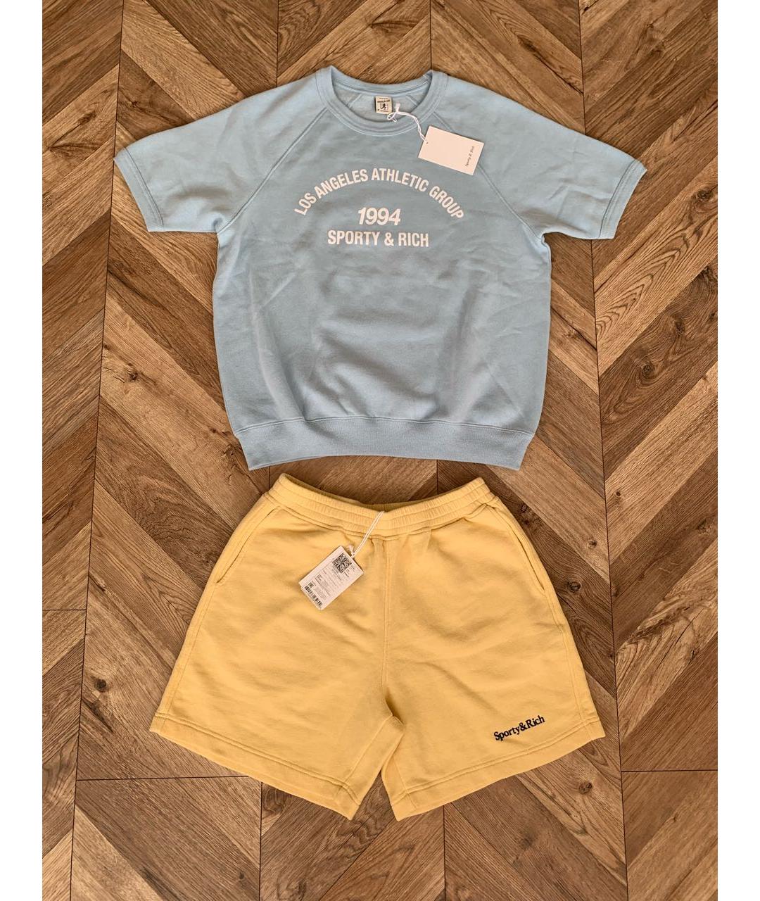 SPORTY AND RICH Хлопко-эластановый спортивные костюмы, фото 3