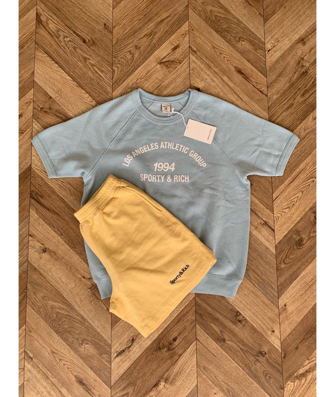 SPORTY AND RICH Хлопко-эластановый спортивные костюмы, фото 2