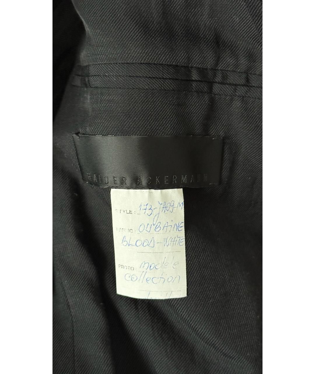 HAIDER ACKERMANN Бордовый шерстяной жакет/пиджак, фото 3