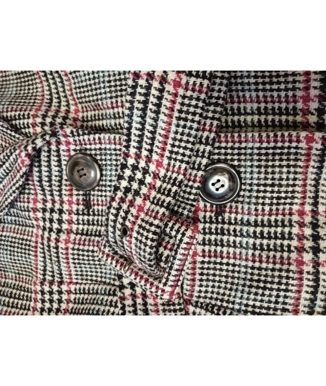 SAINT LAURENT Серый твидовый жакет/пиджак, фото 4