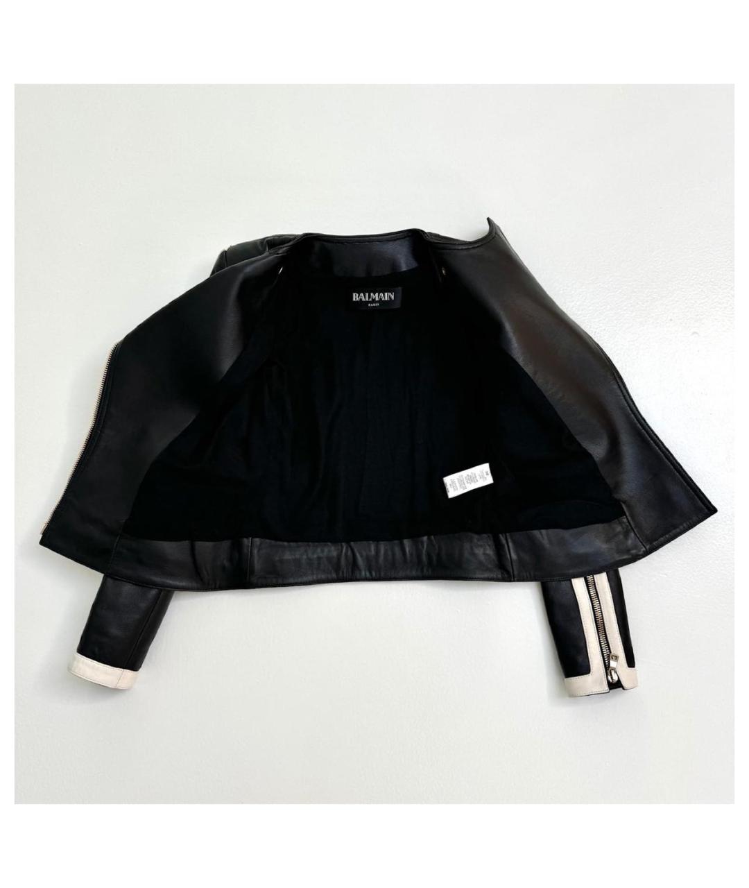 BALMAIN Мульти кожаная куртка, фото 4