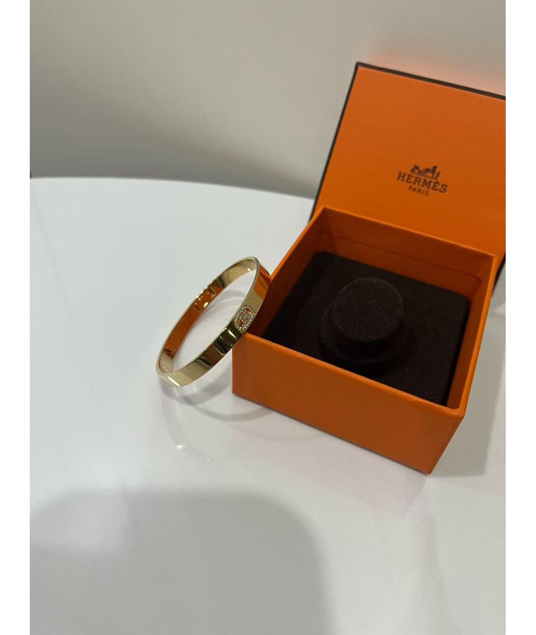 HERMES Золотой браслет из розового золота, фото 7