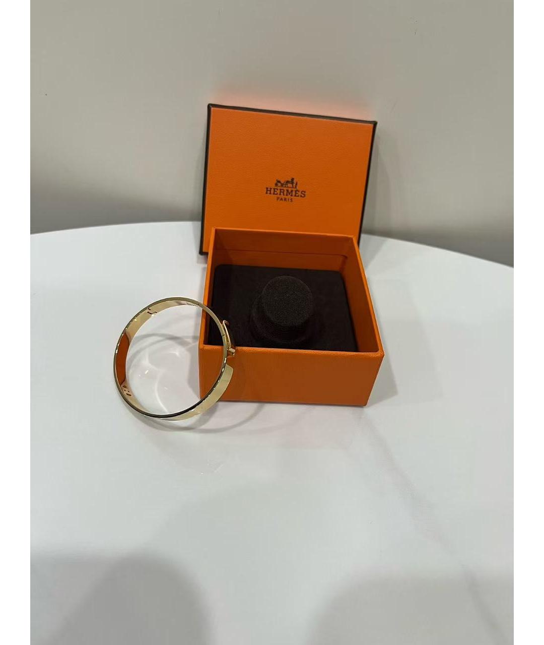 HERMES Золотой браслет из розового золота, фото 3