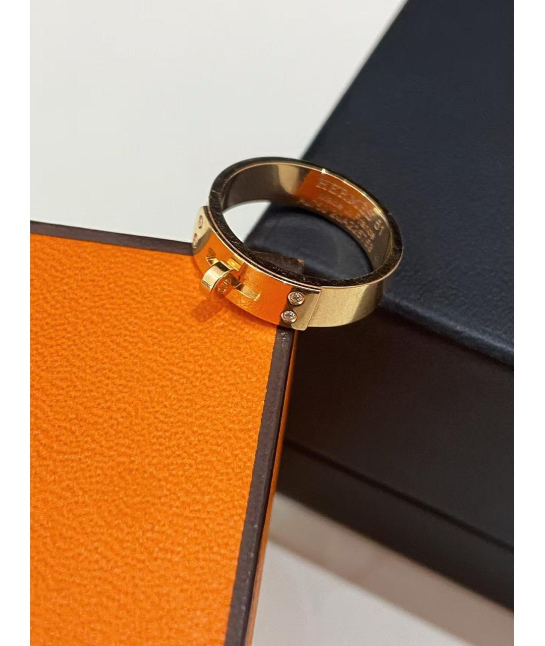 HERMES Золотое кольцо из розового золота, фото 4