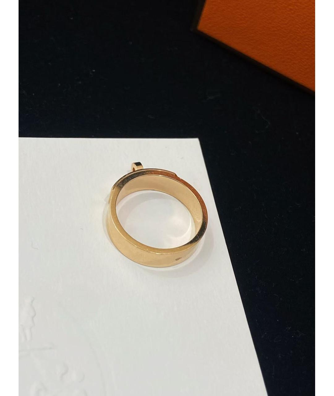HERMES Золотое кольцо из розового золота, фото 5