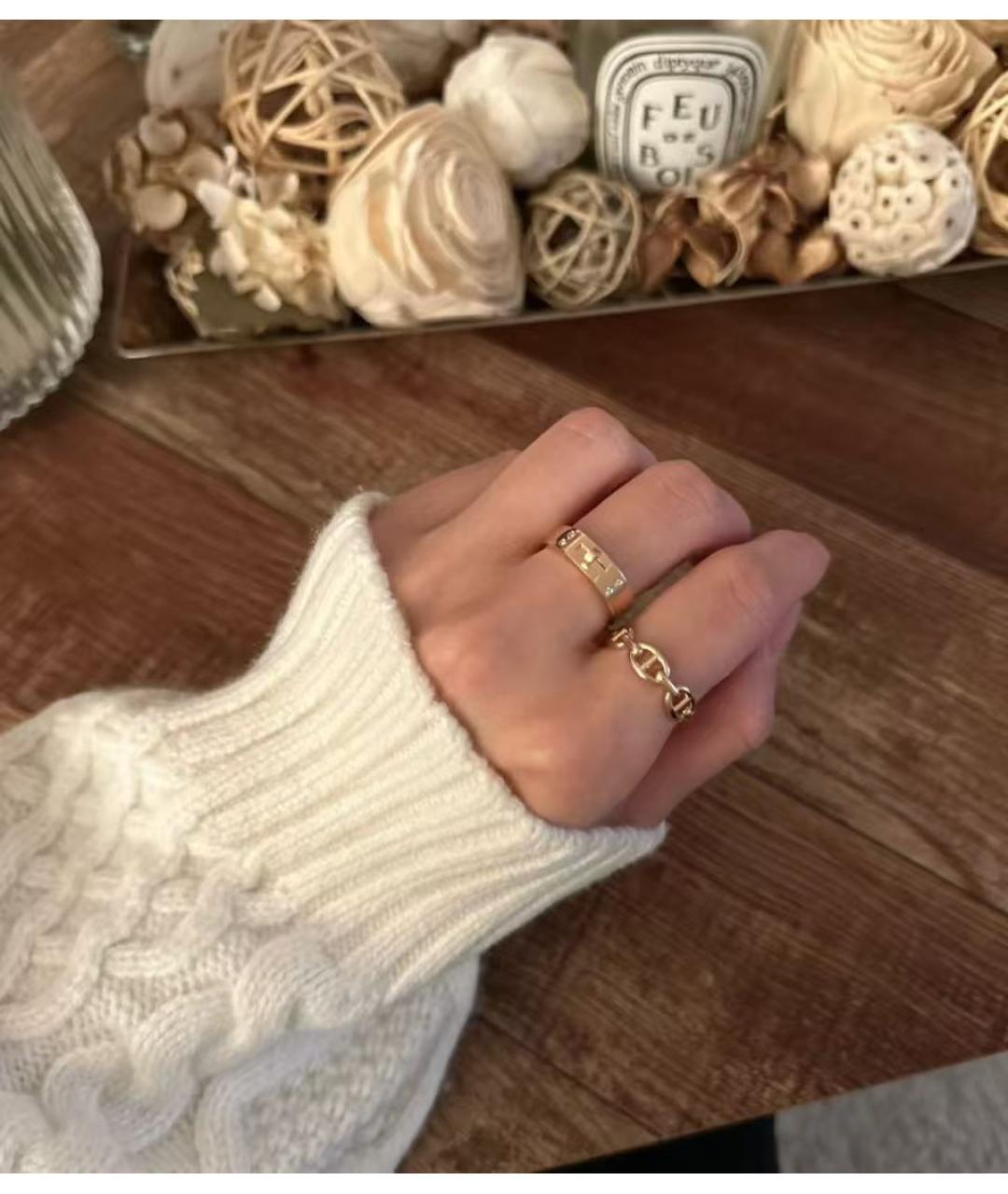 HERMES Золотое кольцо из розового золота, фото 6