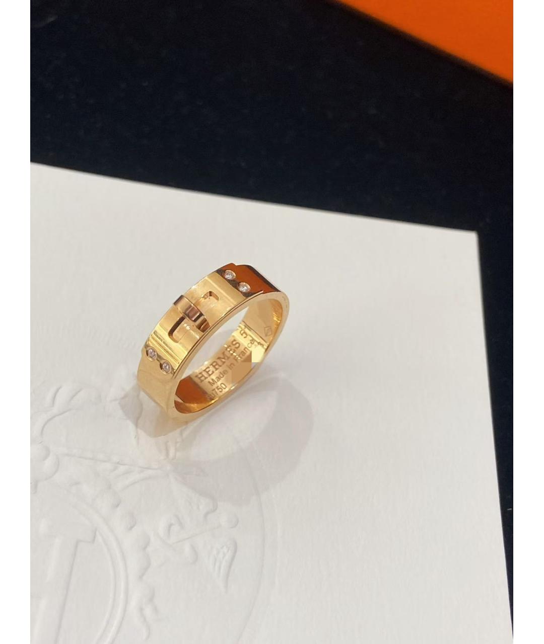 HERMES Золотое кольцо из розового золота, фото 7