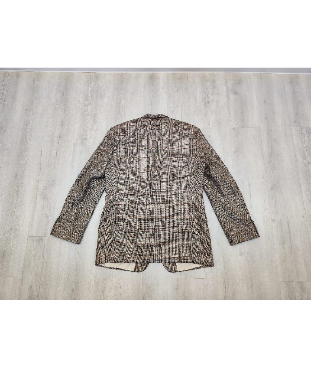 HUGO BOSS Серый шерстяной пиджак, фото 2