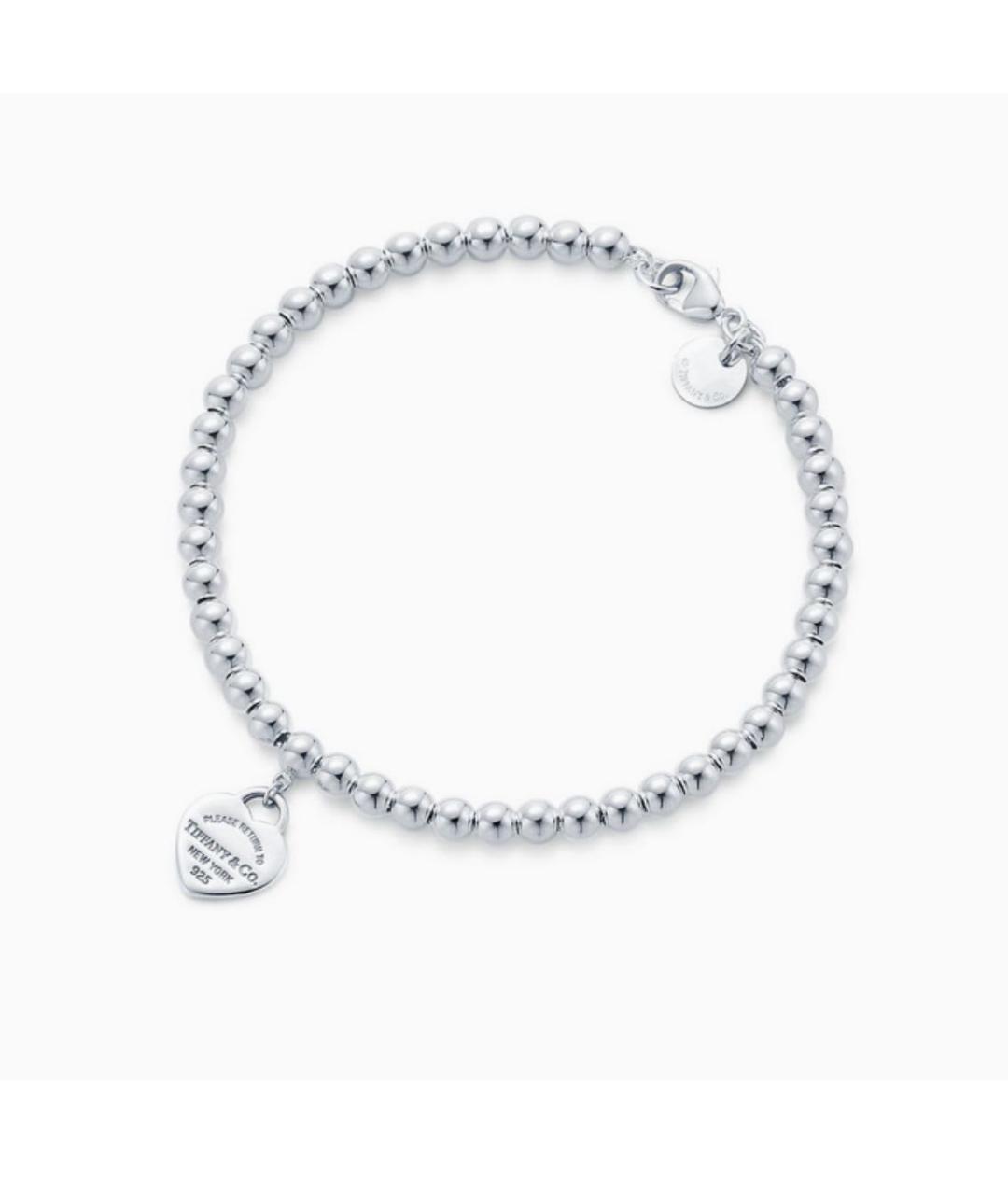 TIFFANY&CO Розовый серебряный браслет, фото 2