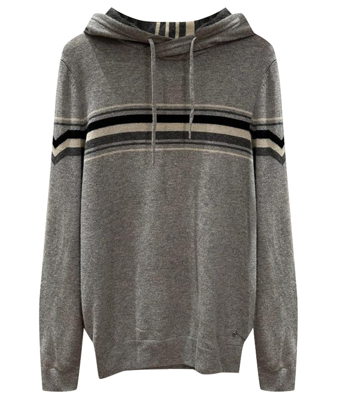 BOGNER Серый кашемировый джемпер / свитер, фото 1