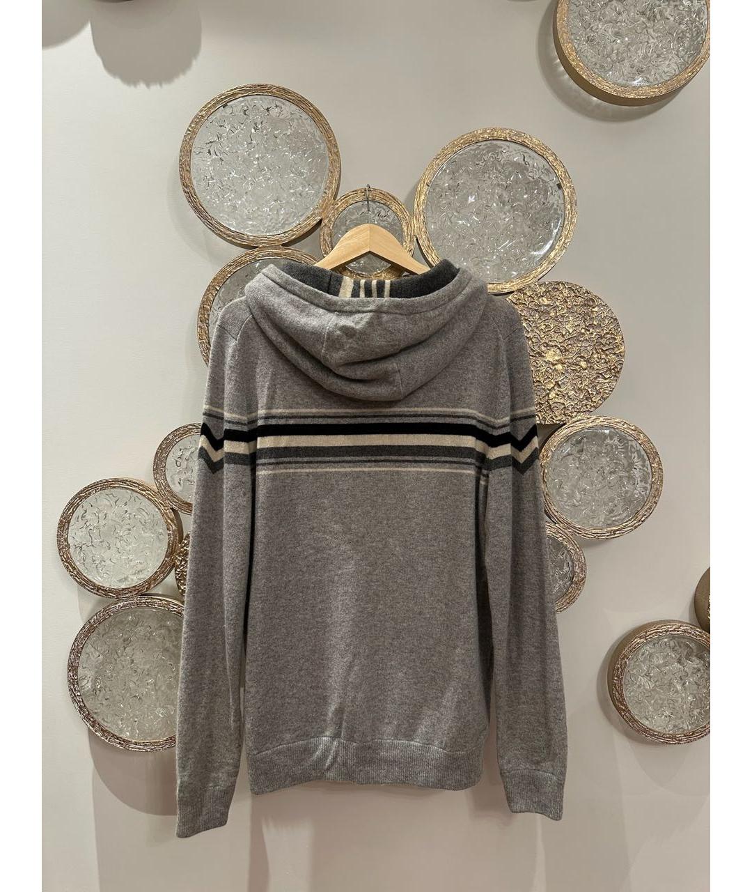 BOGNER Серый кашемировый джемпер / свитер, фото 3