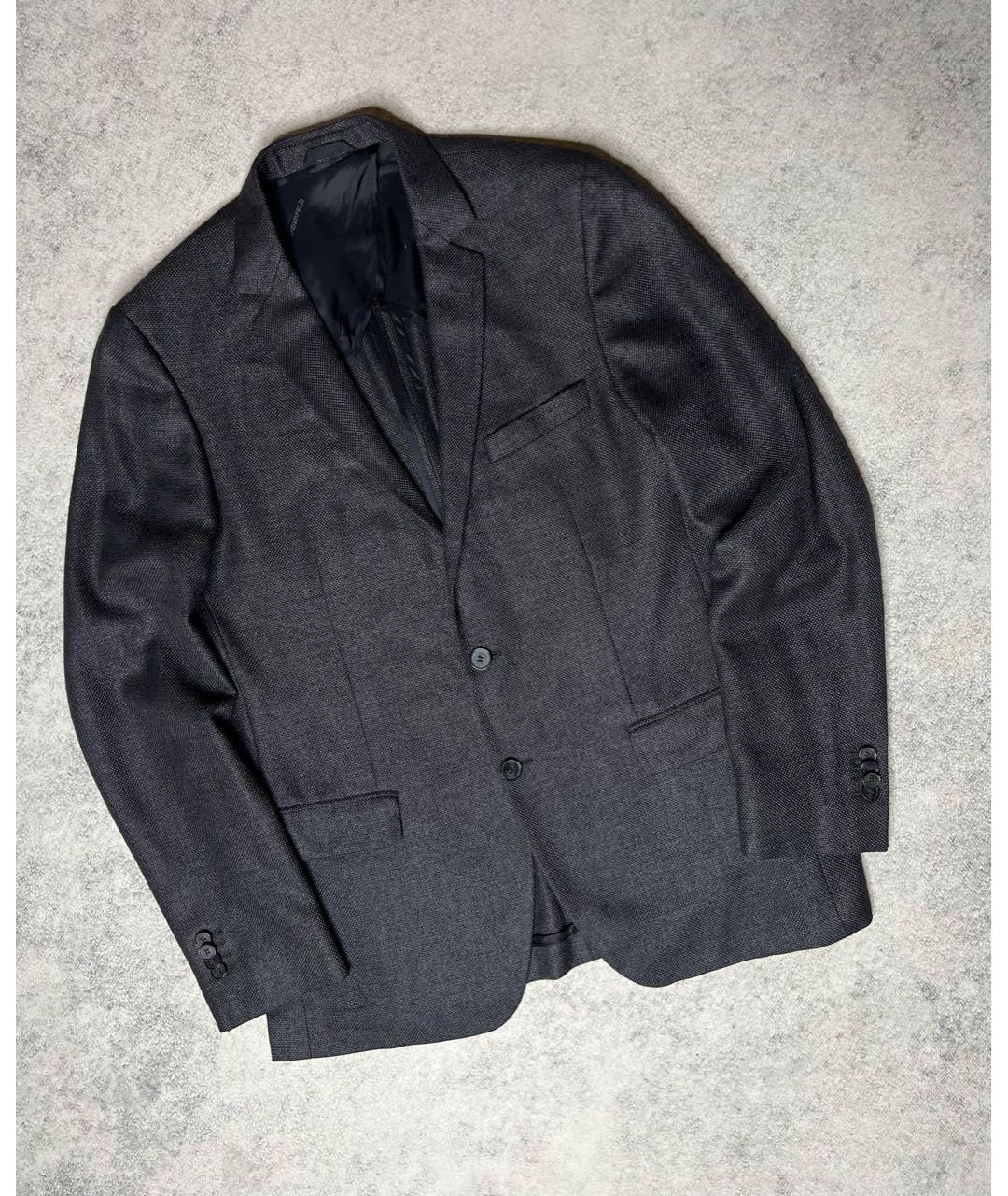 KARL LAGERFELD Серый шерстяной пиджак, фото 7