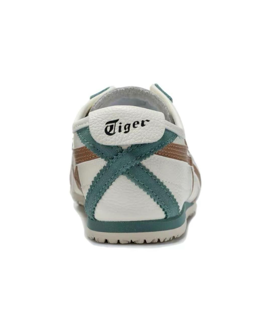 ONITSUKA TIGER Бирюзовые кожаные кроссовки, фото 4