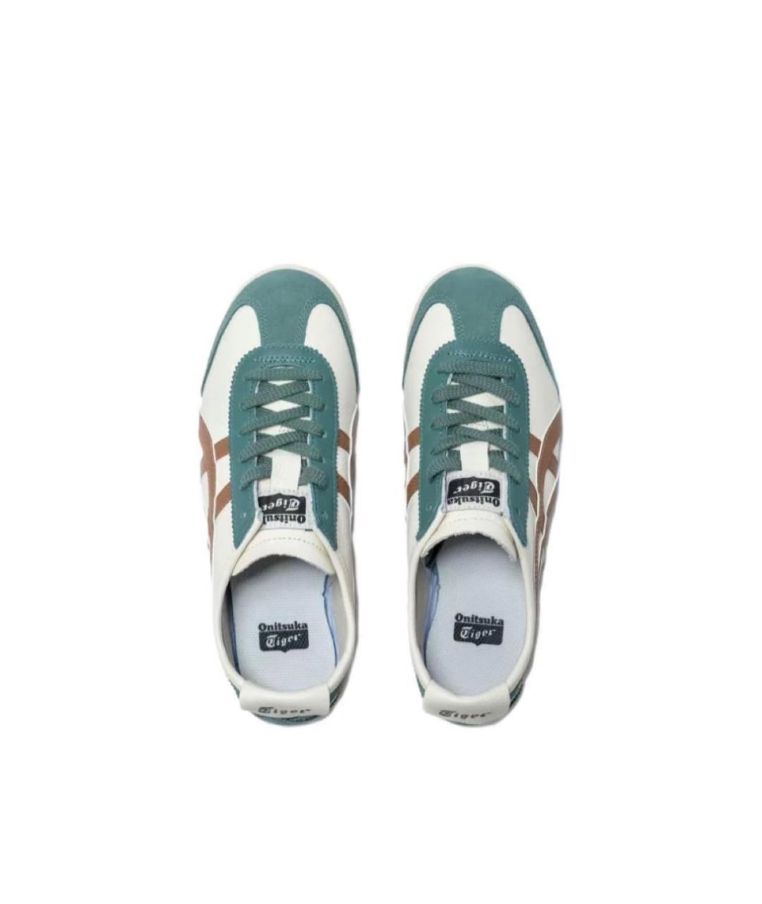 ONITSUKA TIGER Бирюзовые кожаные кроссовки, фото 3
