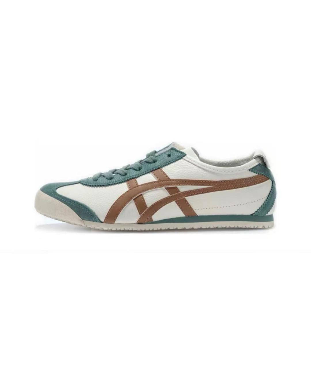 ONITSUKA TIGER Бирюзовые кожаные кроссовки, фото 2