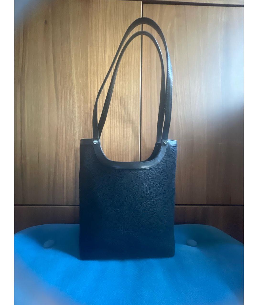 CASADEI Черная тканевая сумка через плечо, фото 7