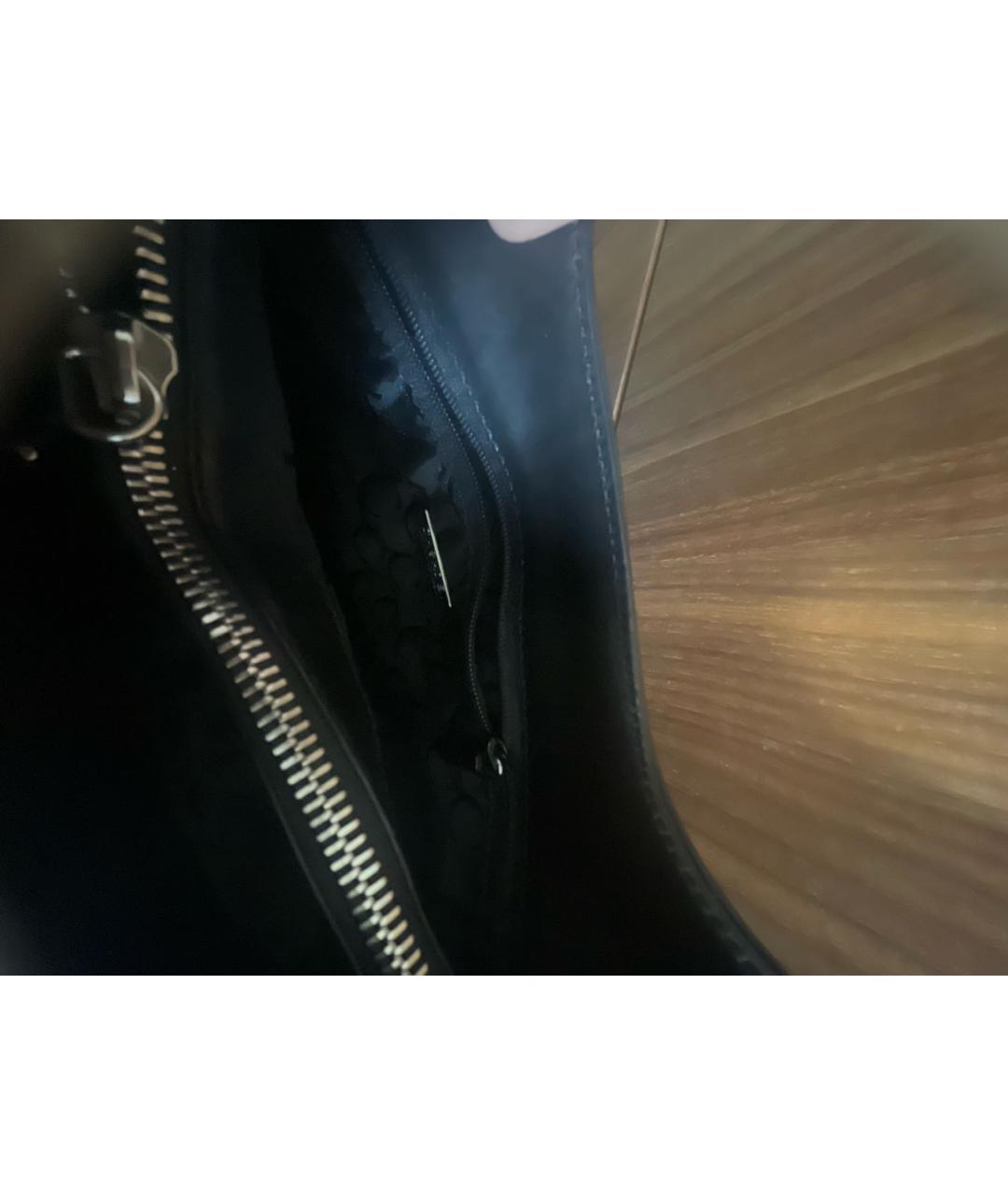 CASADEI Черная тканевая сумка через плечо, фото 5