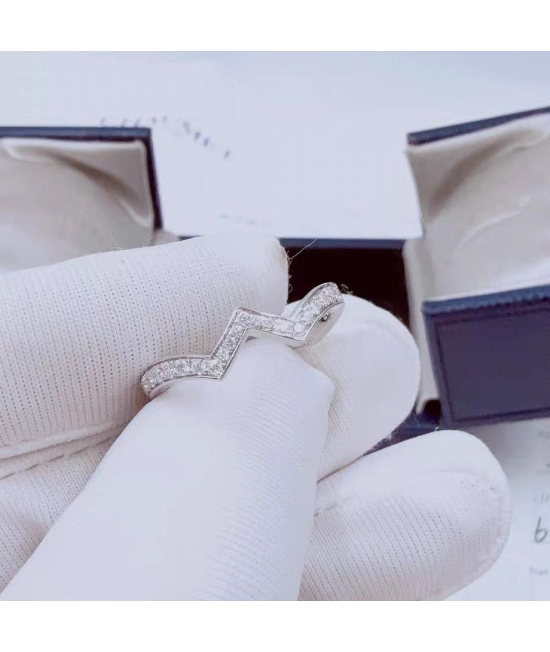 CHAUMET Белое платиновое кольцо, фото 4