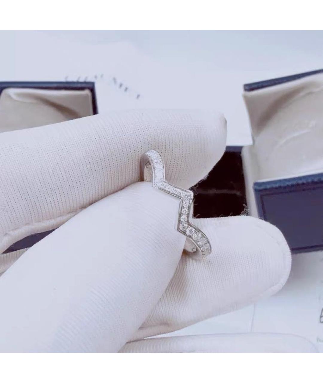 CHAUMET Белое платиновое кольцо, фото 5