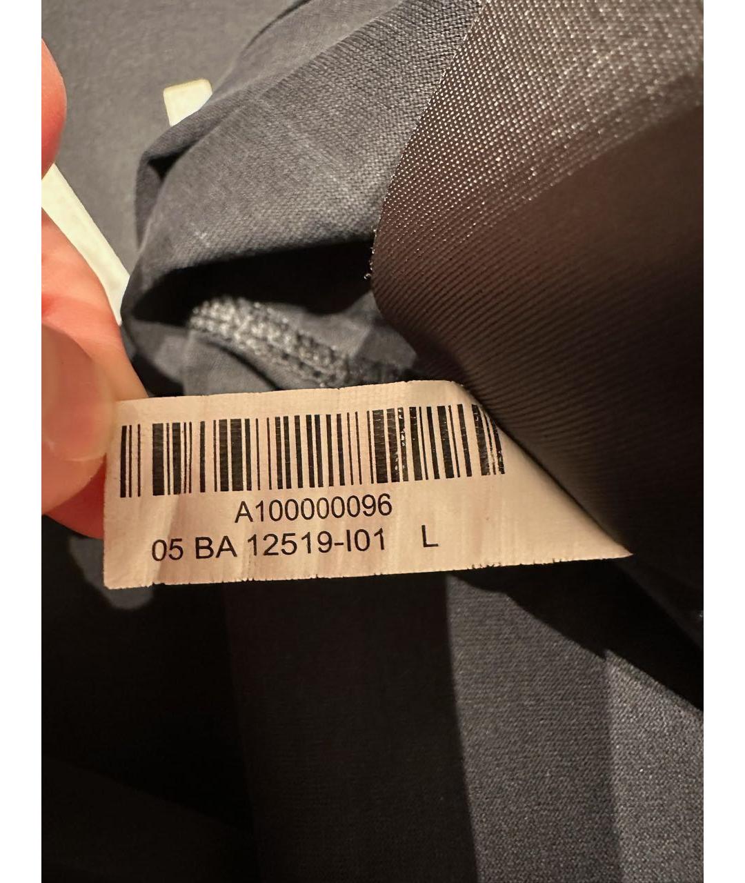 BALMAIN Черная хлопковая футболка, фото 4