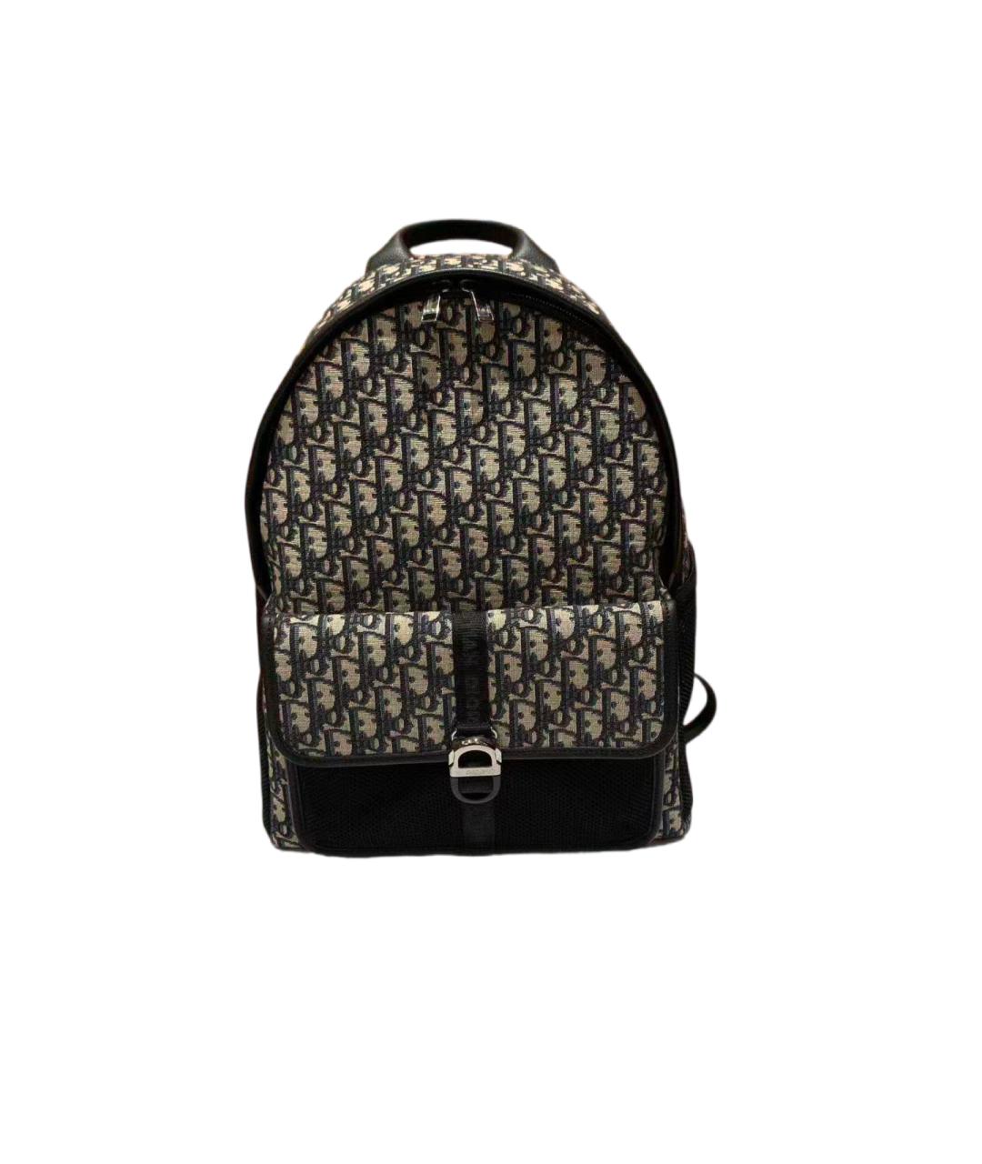 CHRISTIAN DIOR Бежевый тканевый рюкзак, фото 8