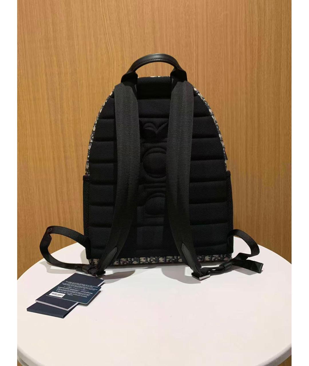 CHRISTIAN DIOR Бежевый тканевый рюкзак, фото 3