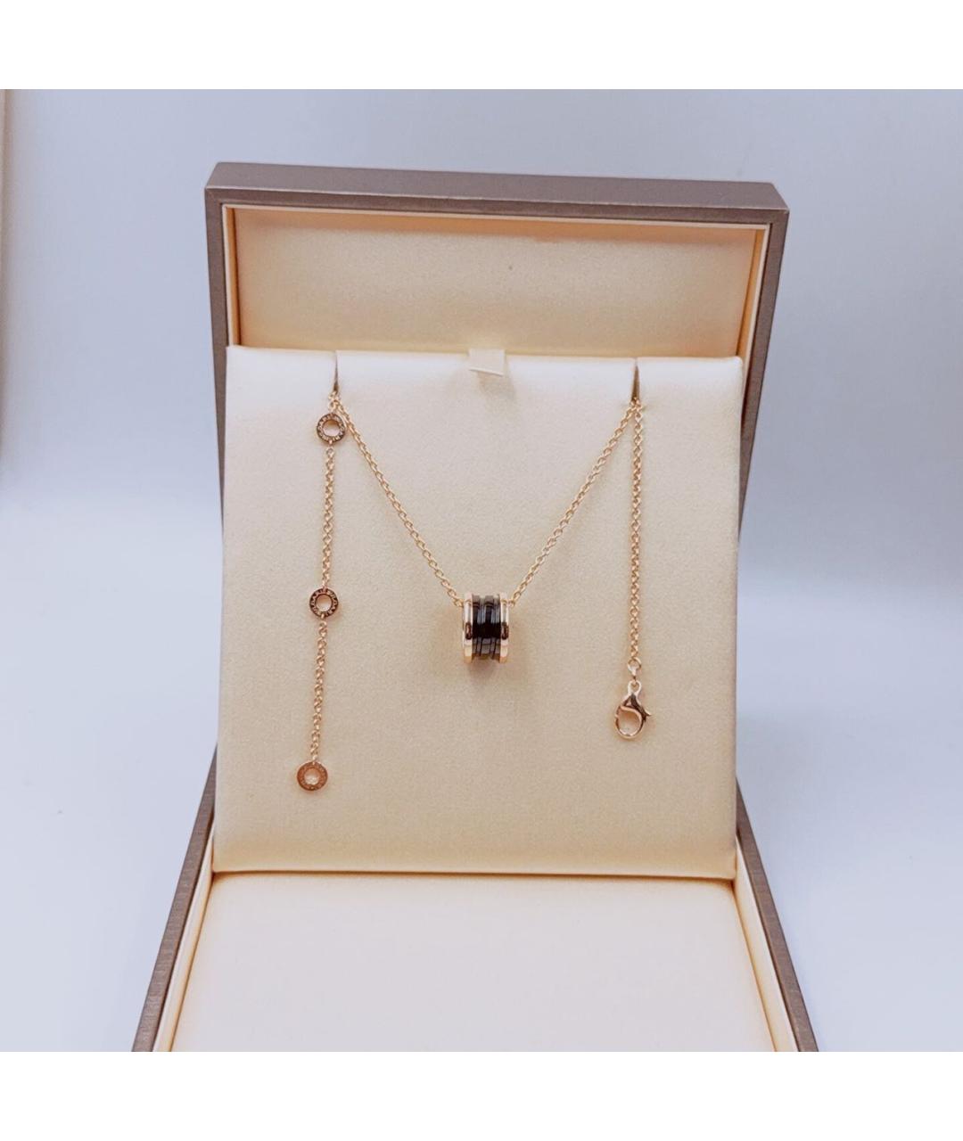 BVLGARI Золотое колье из розового золота, фото 3