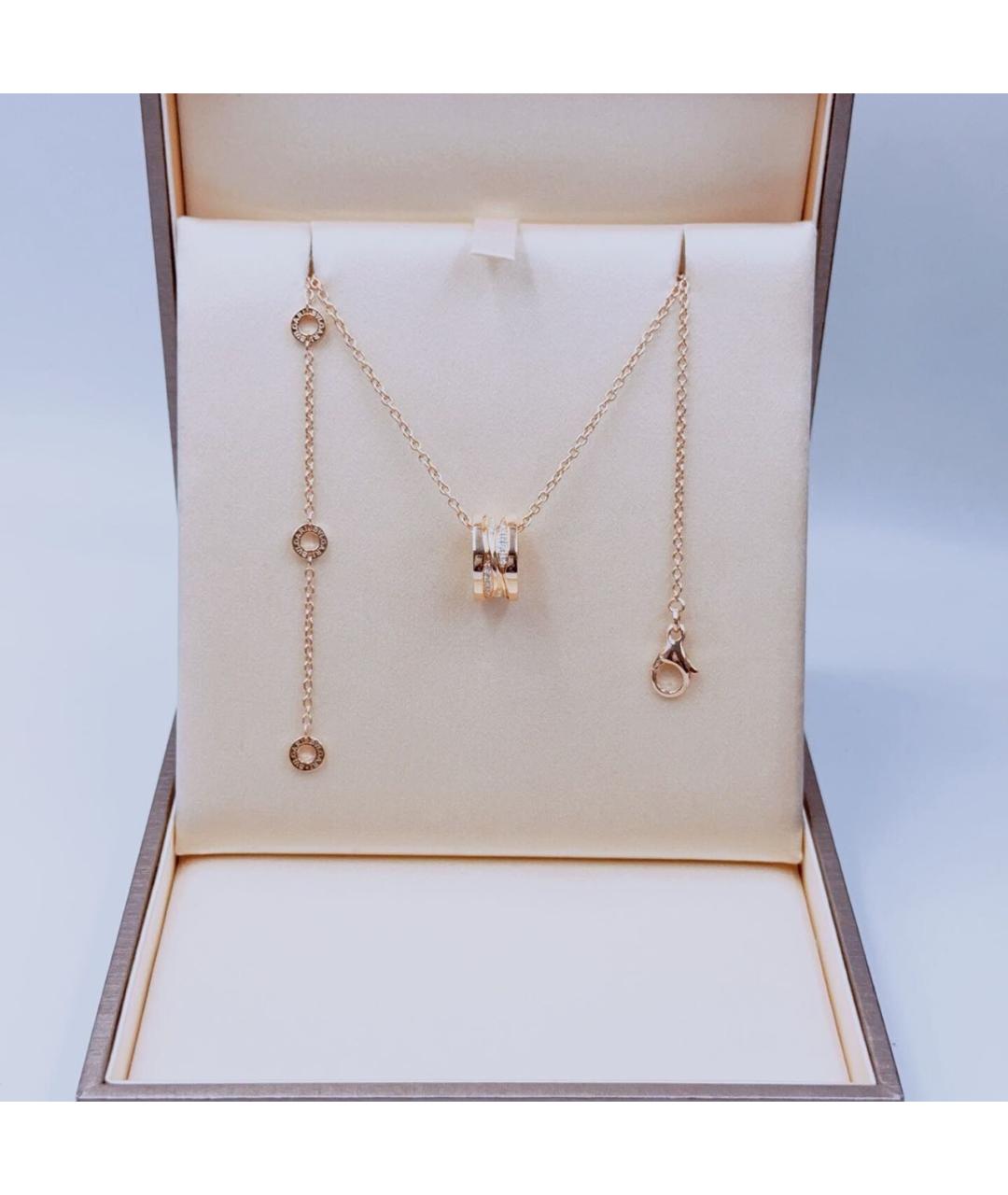 BVLGARI Розовое колье из розового золота, фото 3