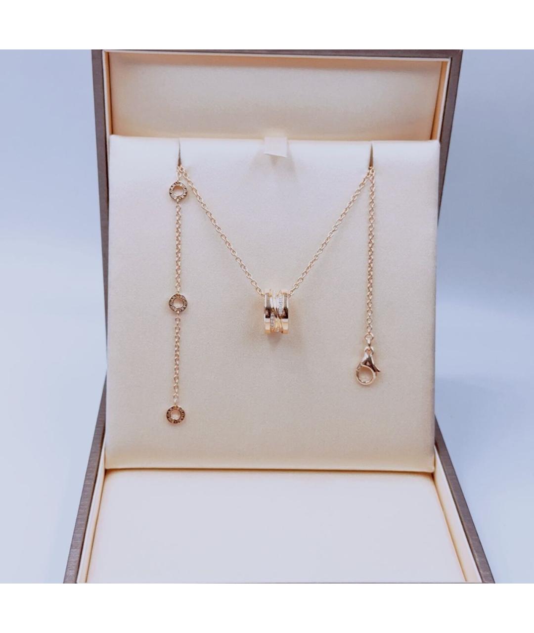 BVLGARI Розовое колье из розового золота, фото 6