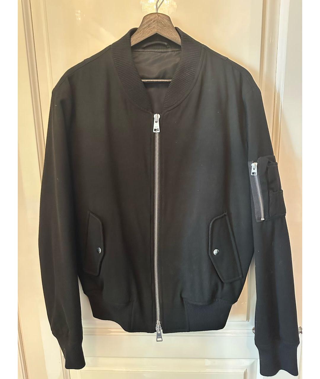 Ami Paris Черная шерстяная куртка, фото 6