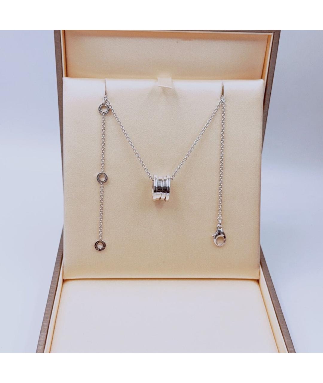 BVLGARI Серебряное колье из белого золота, фото 2