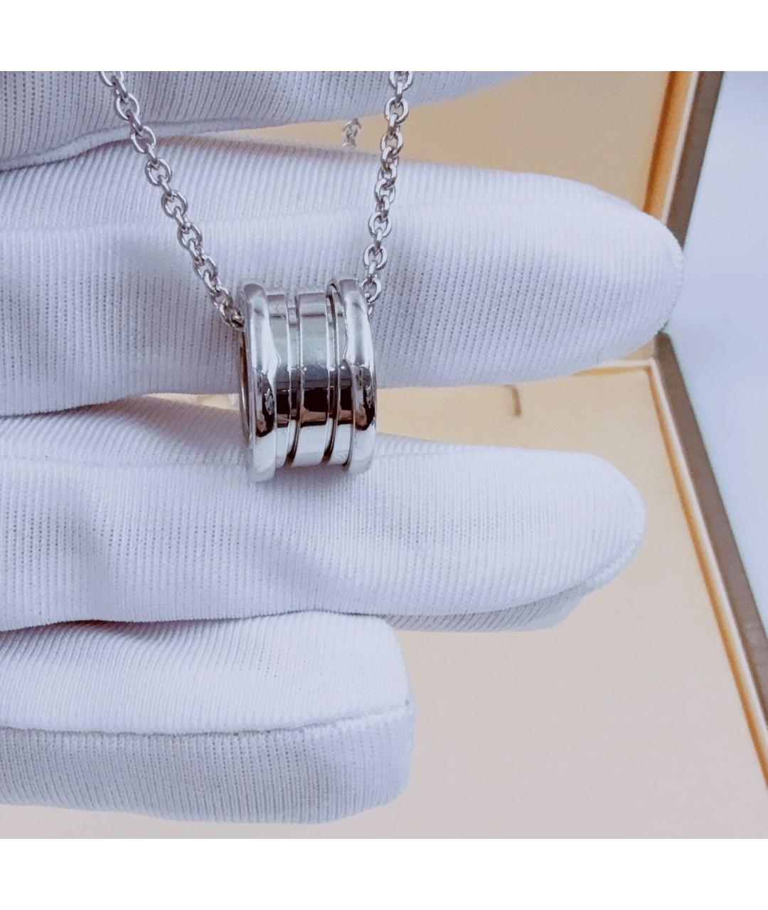 BVLGARI Серебряное колье из белого золота, фото 3