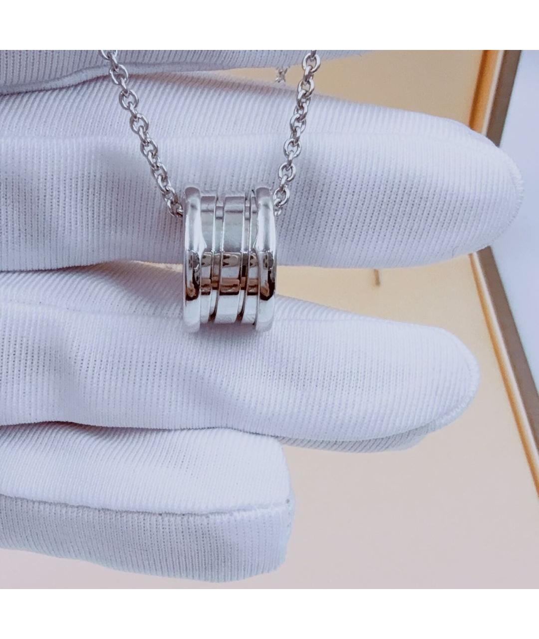 BVLGARI Серебряное колье из белого золота, фото 5