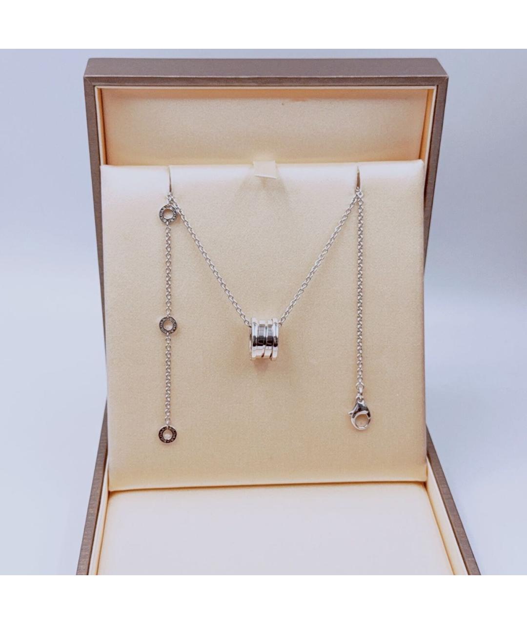 BVLGARI Серебряное колье из белого золота, фото 6