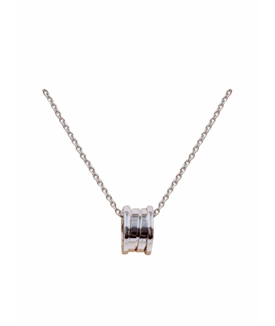 BVLGARI Серебряное колье из белого золота, фото 1