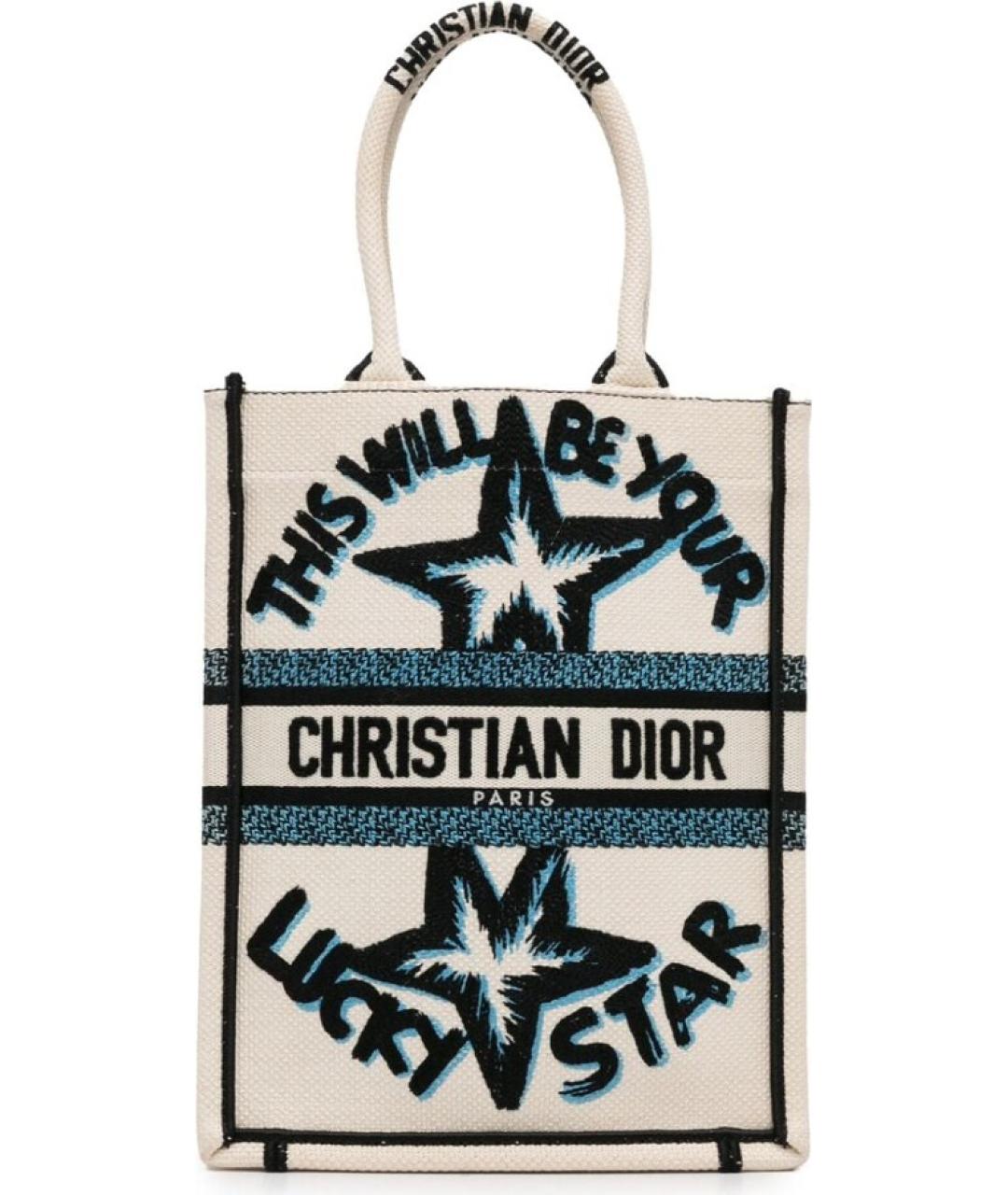 CHRISTIAN DIOR Мульти тканевая сумка с короткими ручками, фото 8