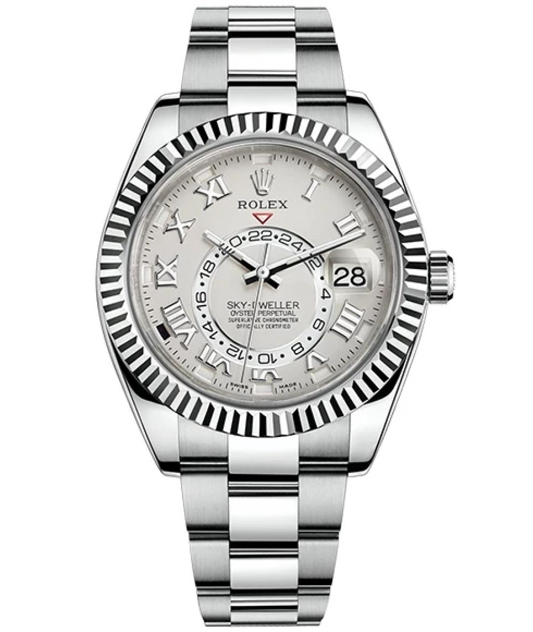 ROLEX Серебряные часы из белого золота, фото 1