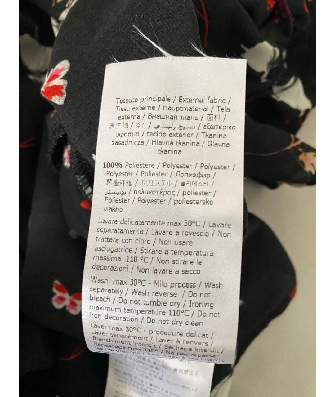 LIU JO Черное полиэстеровое коктейльное платье, фото 8