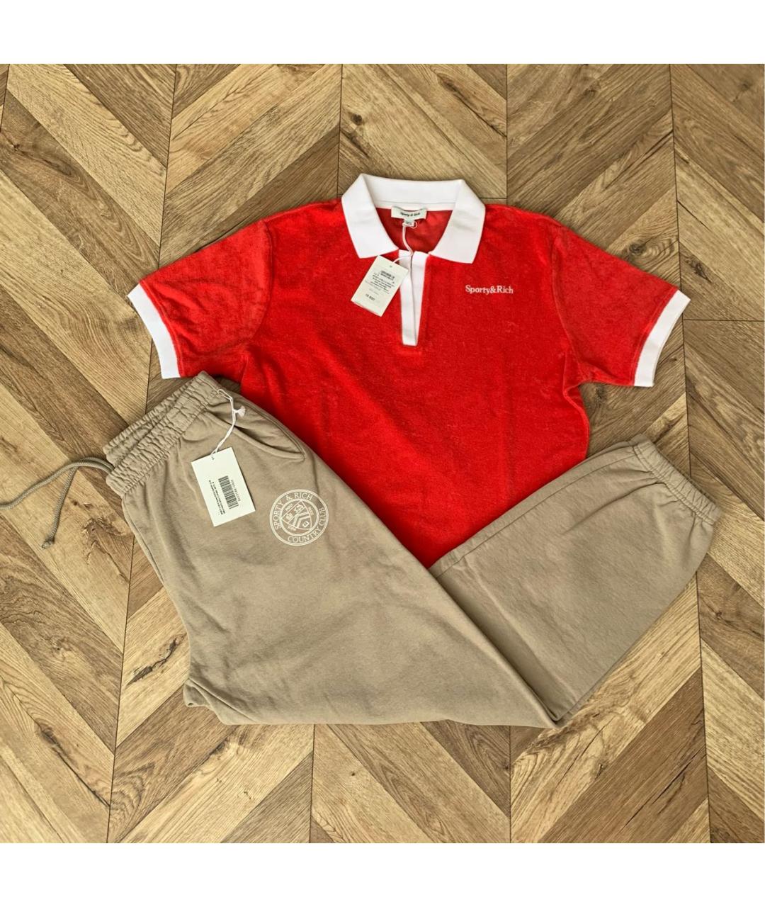 SPORTY AND RICH Хлопковый спортивные костюмы, фото 3