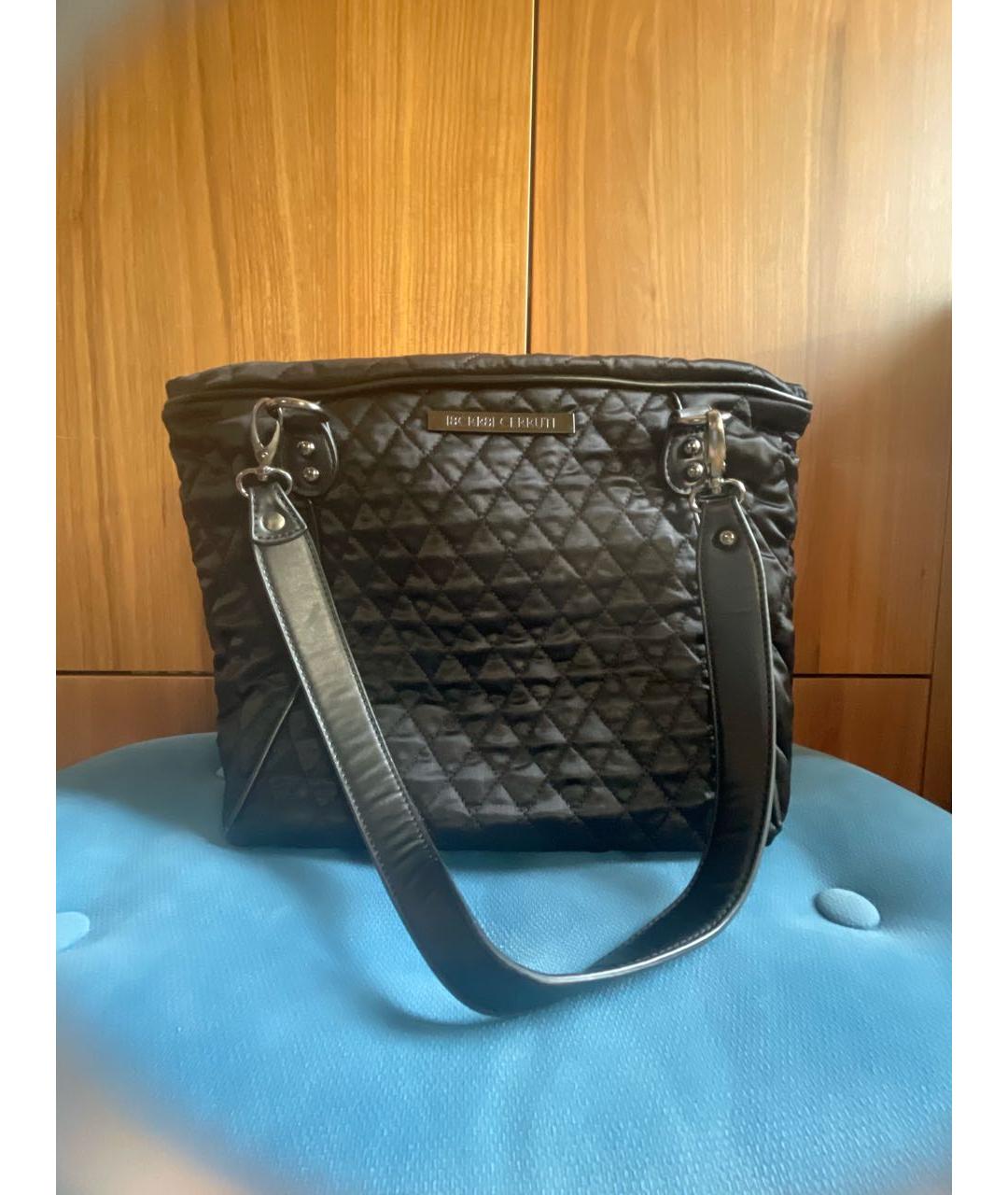 CERRUTI 1881 Черная сумка тоут, фото 5