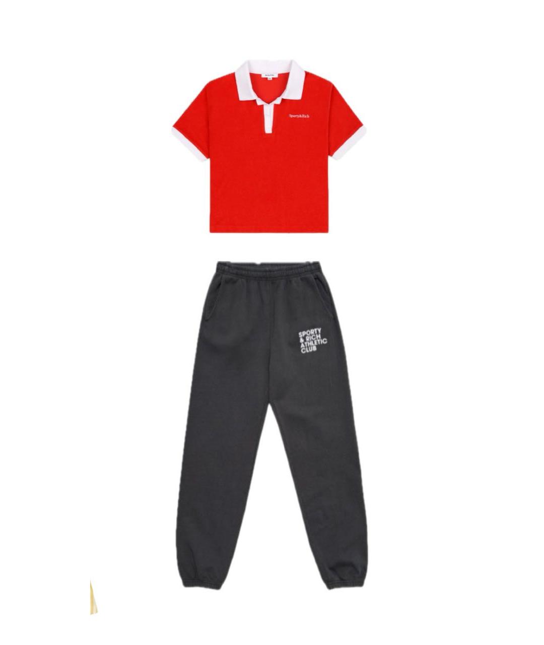 SPORTY AND RICH Хлопковый спортивные костюмы, фото 9