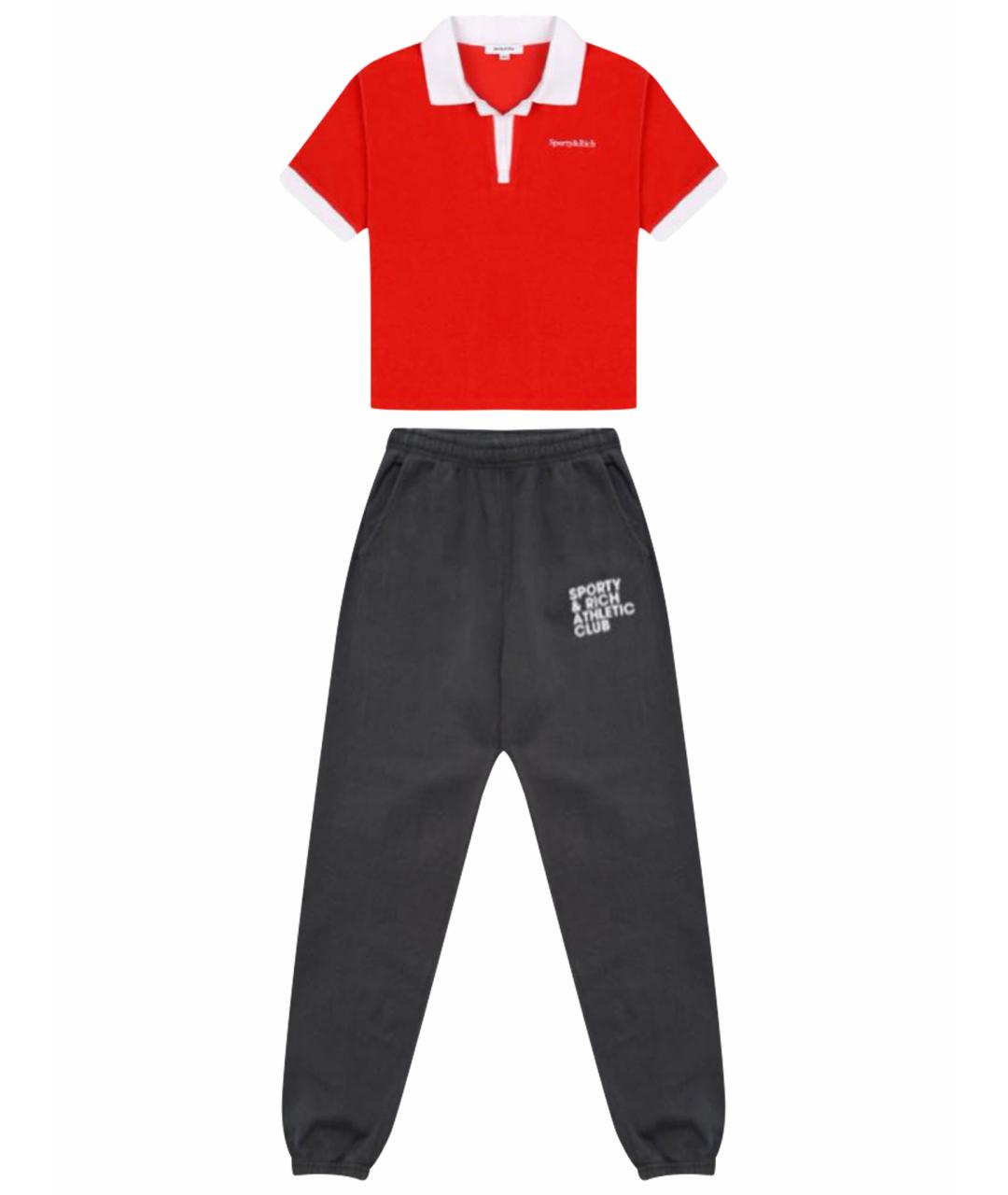 SPORTY AND RICH Хлопковый спортивные костюмы, фото 1