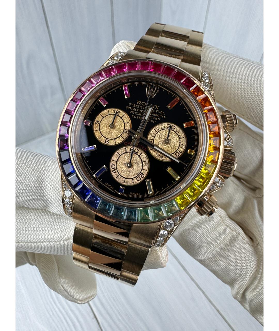 ROLEX Мульти часы из розового золота, фото 3