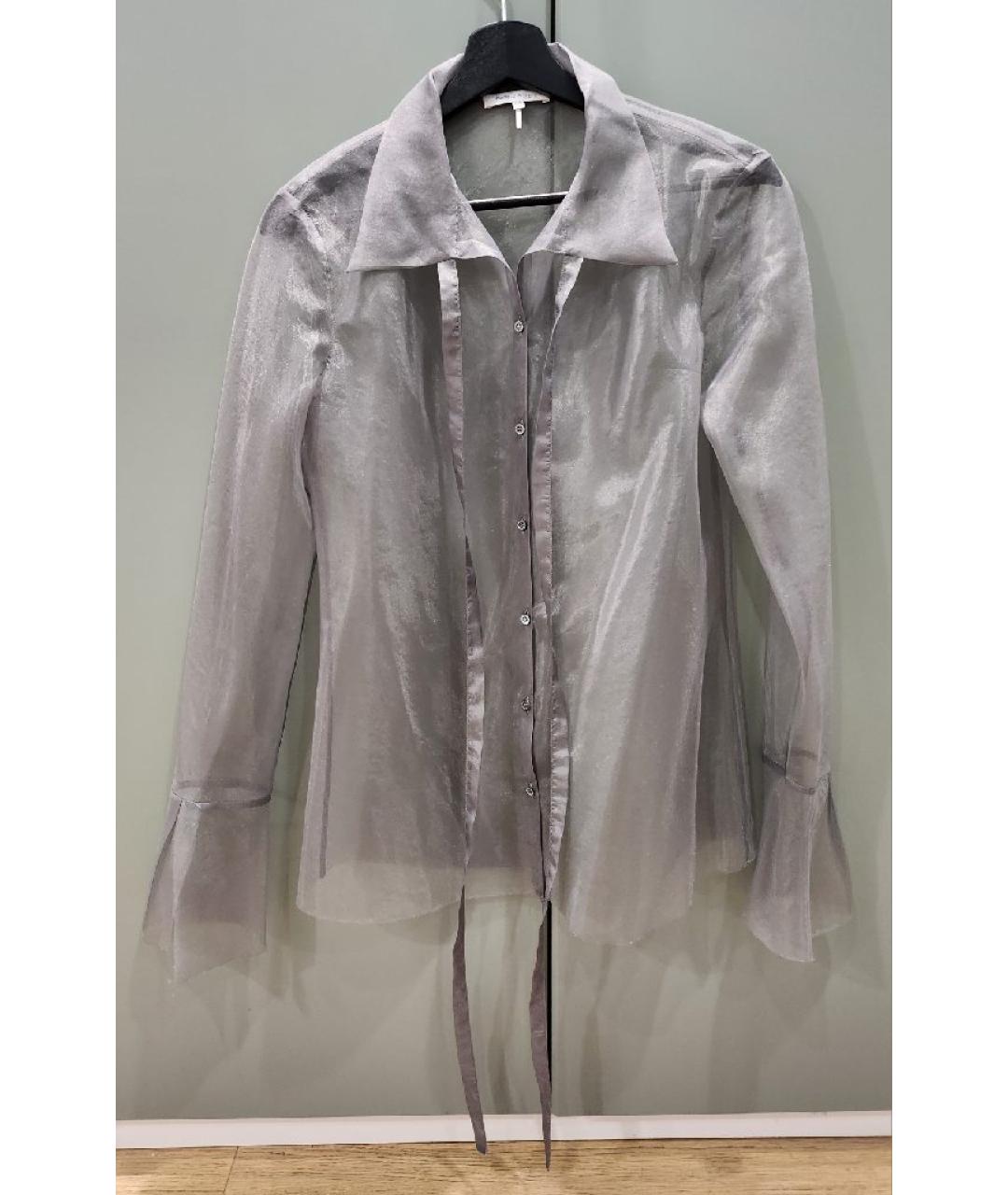 PATRIZIA PEPE Серая полиэстеровая рубашка, фото 6