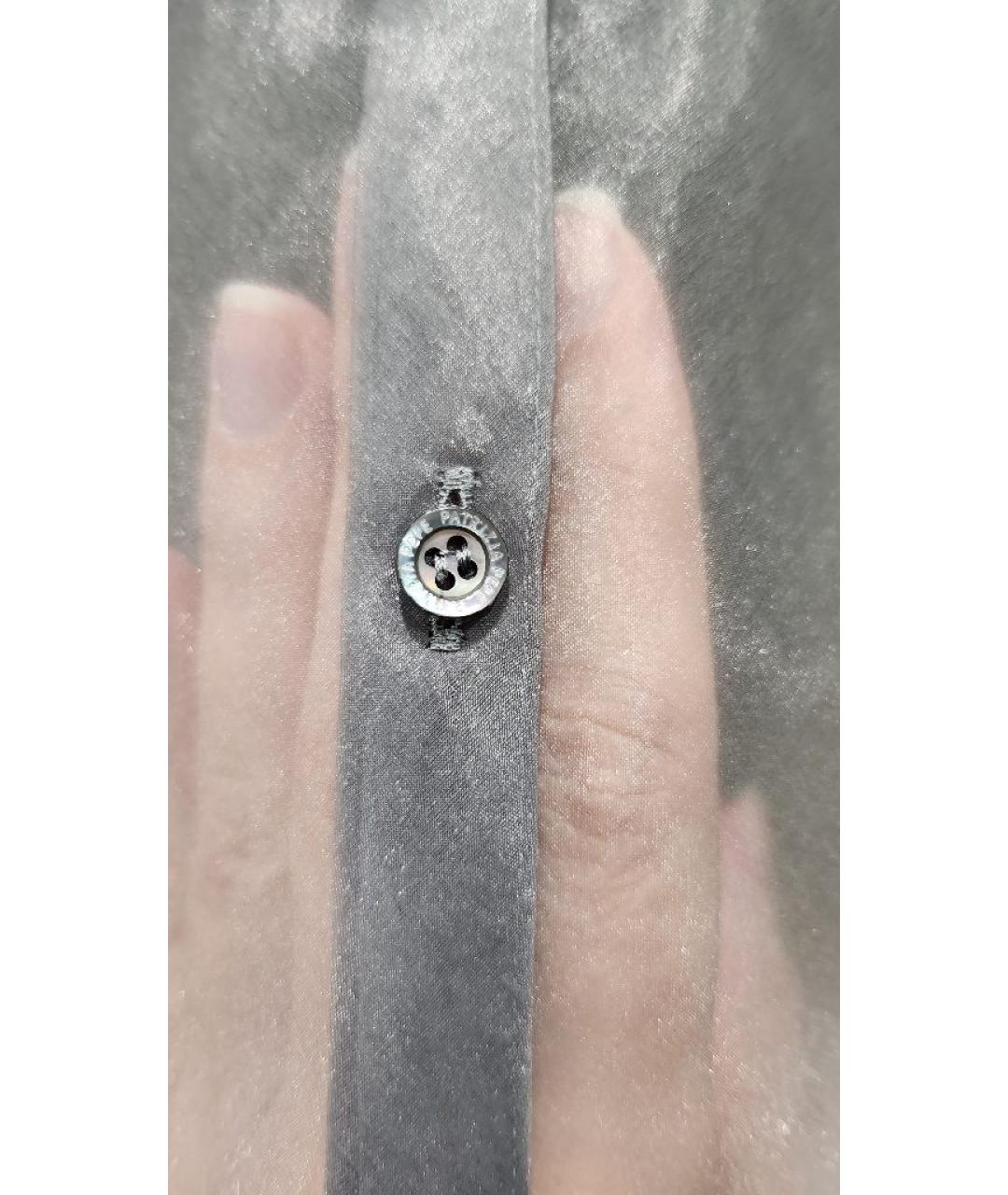 PATRIZIA PEPE Серая полиэстеровая рубашка, фото 4